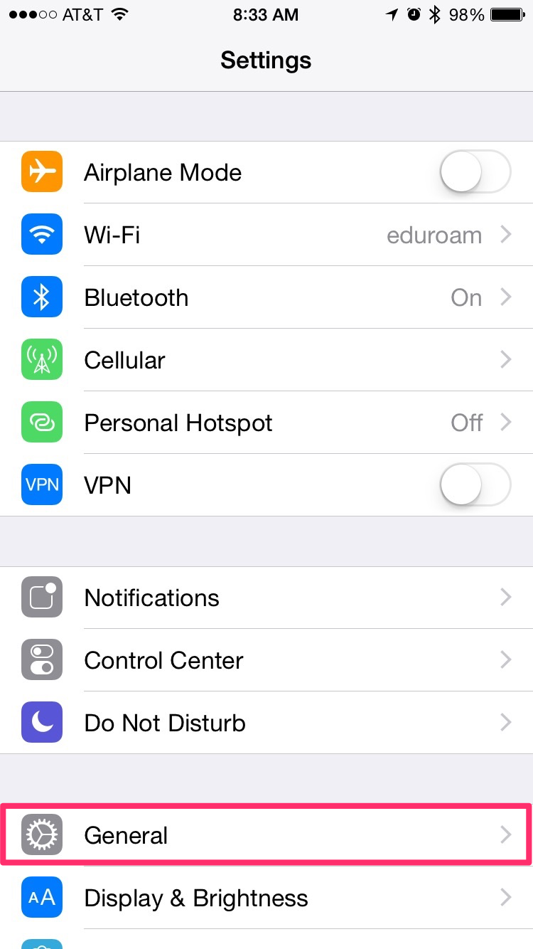 look up mac address for iphone
